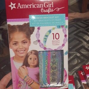 American Girl Crafts Mesh Bracelet Kit - Pink, Blue, Purple